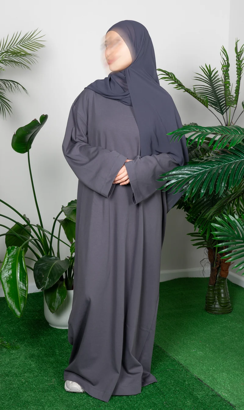 Lässige Baumwoll-Abaya Ma'on