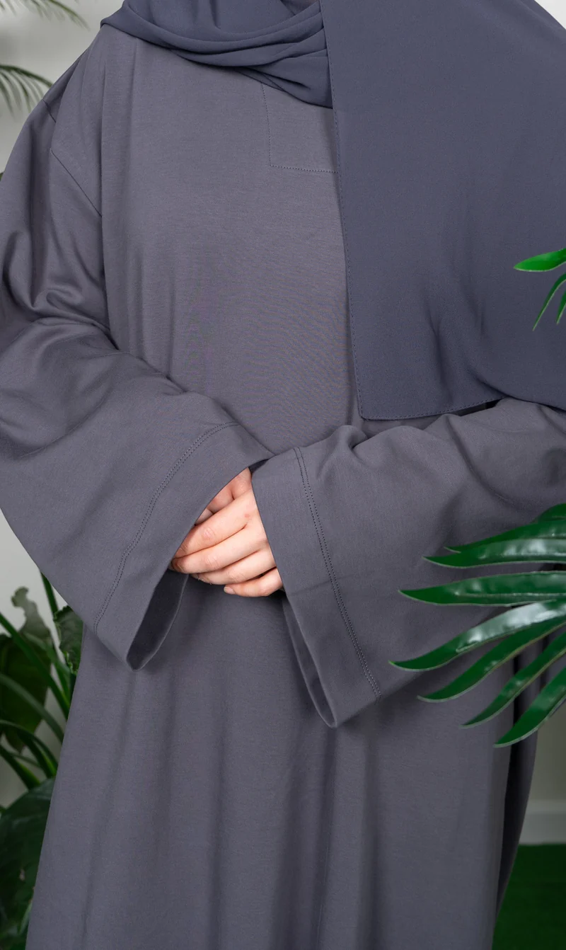 Lässige Baumwoll-Abaya Ma'on