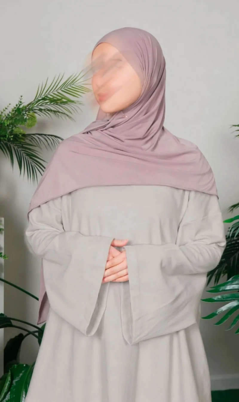 Lässige Baumwoll-Abaya Ma'on