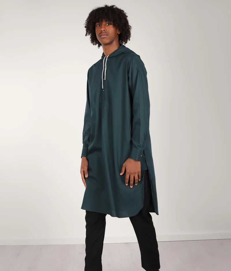 Kapuzenpullover Anouar - Deep Peacock