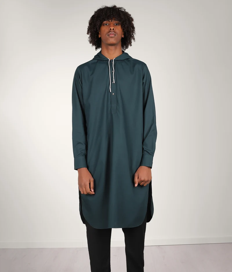 Kapuzenpullover Anouar - Deep Peacock