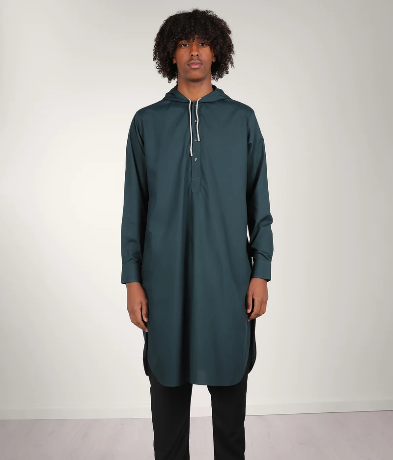 Kapuzenpullover Anouar - Deep Peacock