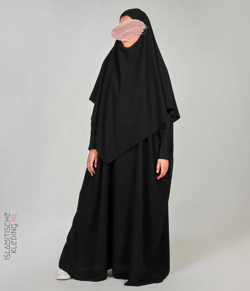 Farasha Abaya Basic - Schwarz