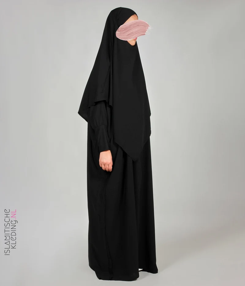 Farasha Abaya Basic - Schwarz