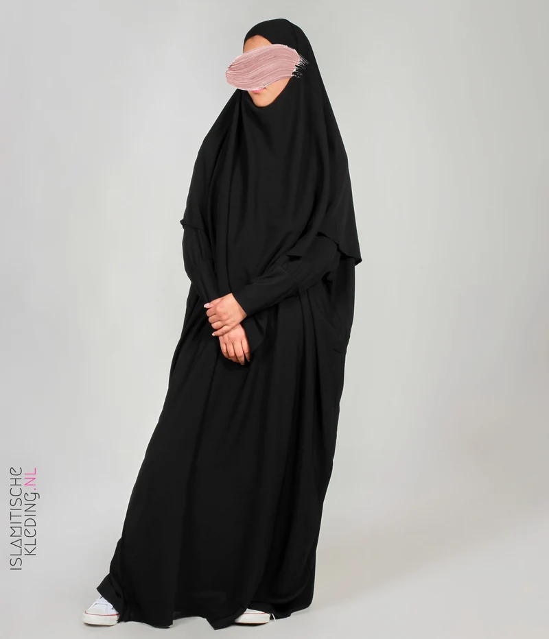 Farasha Abaya Basic - Schwarz