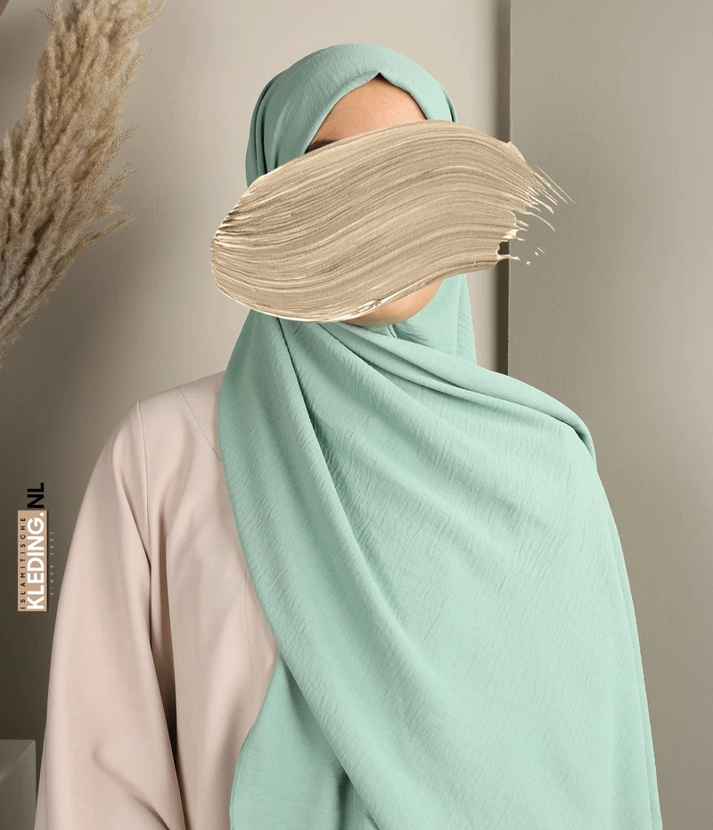 Noora Jaz Stretch-Schal - Minze