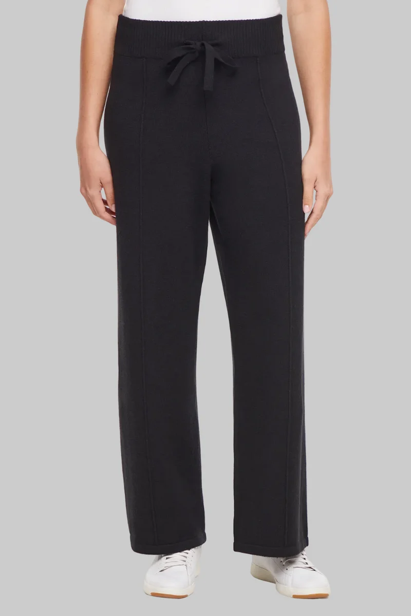 Ally Wide Leg Pant | Black Beauty