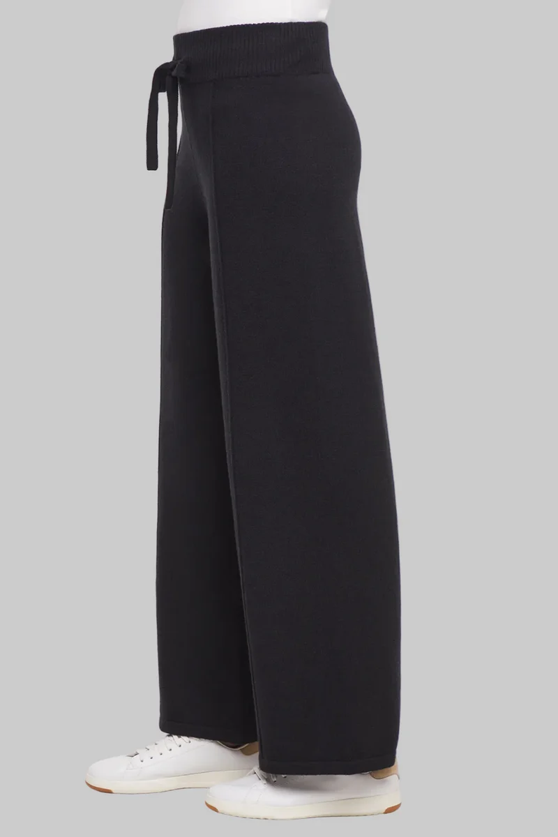 Ally Wide Leg Pant | Black Beauty