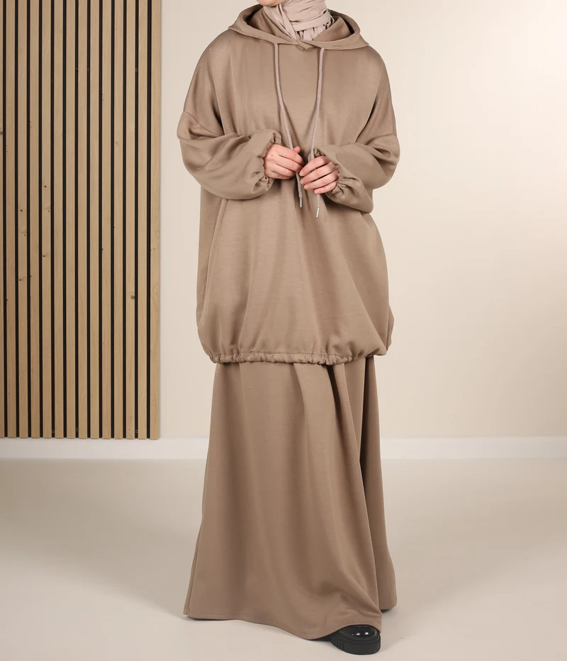 Twinset Kapuzenpullover Hind - Taupe