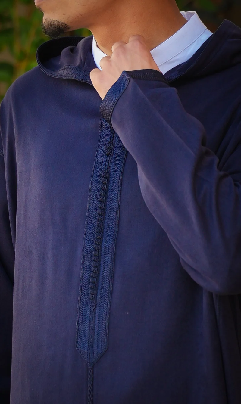 Djellaba BOYS Elegant Amir - Marineblau