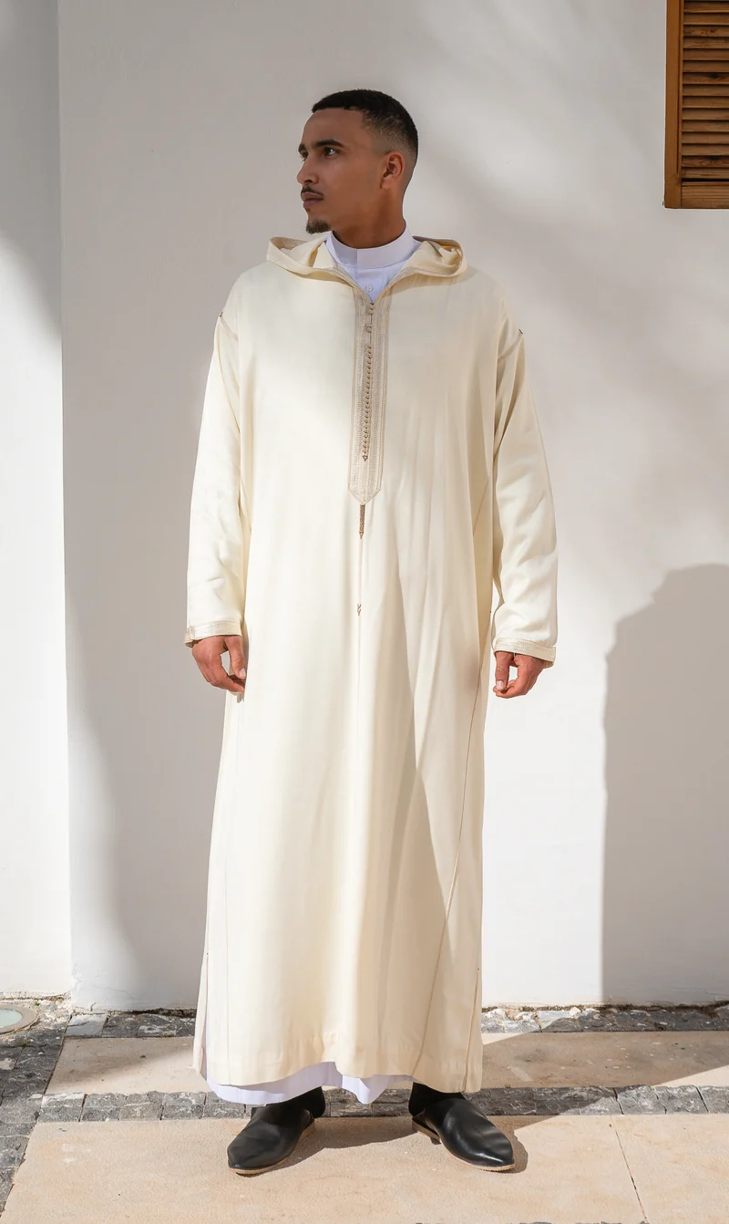 Djellaba Amir Anouar - Creme