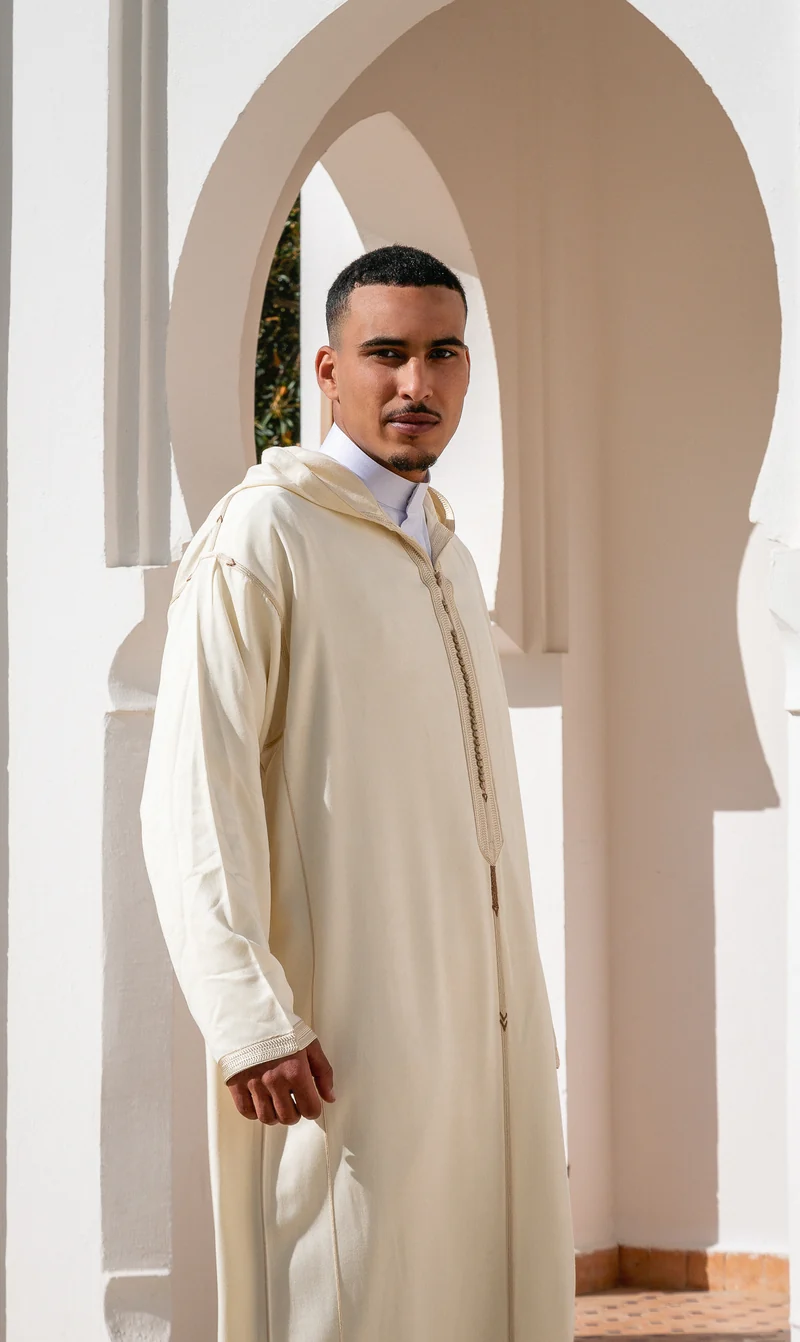 Djellaba Amir Anouar - Creme