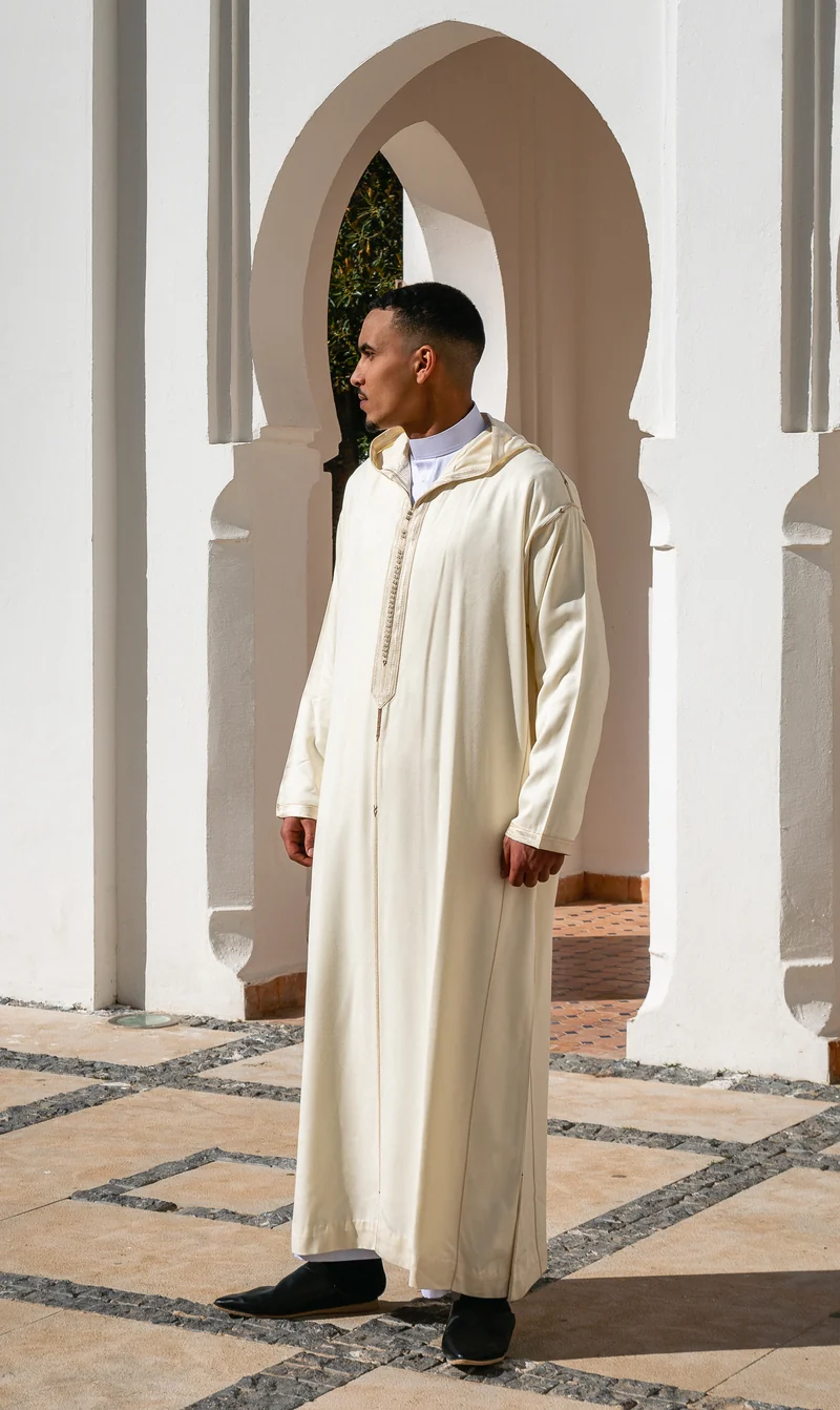 Djellaba Amir Anouar - Creme