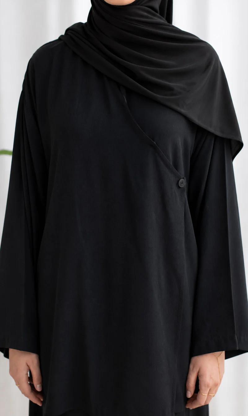 Ramallah Rayon Set Schwarz
