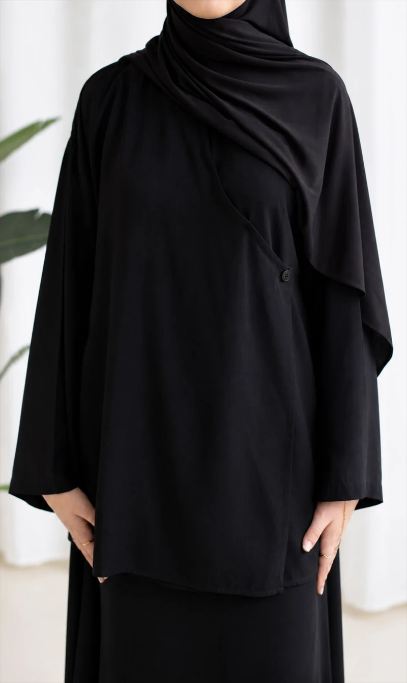 Ramallah Rayon Set Schwarz