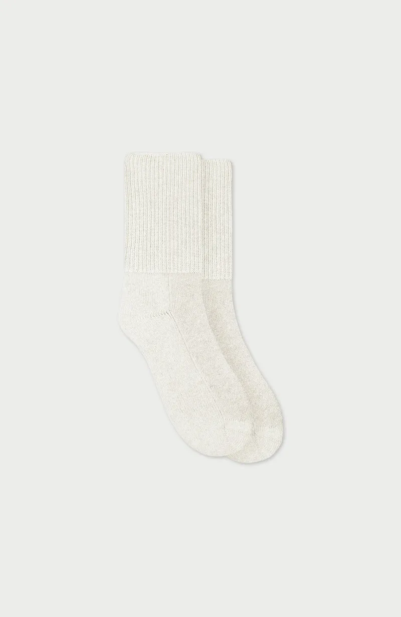 Cashmere Cushion Sole Lounge Socks
