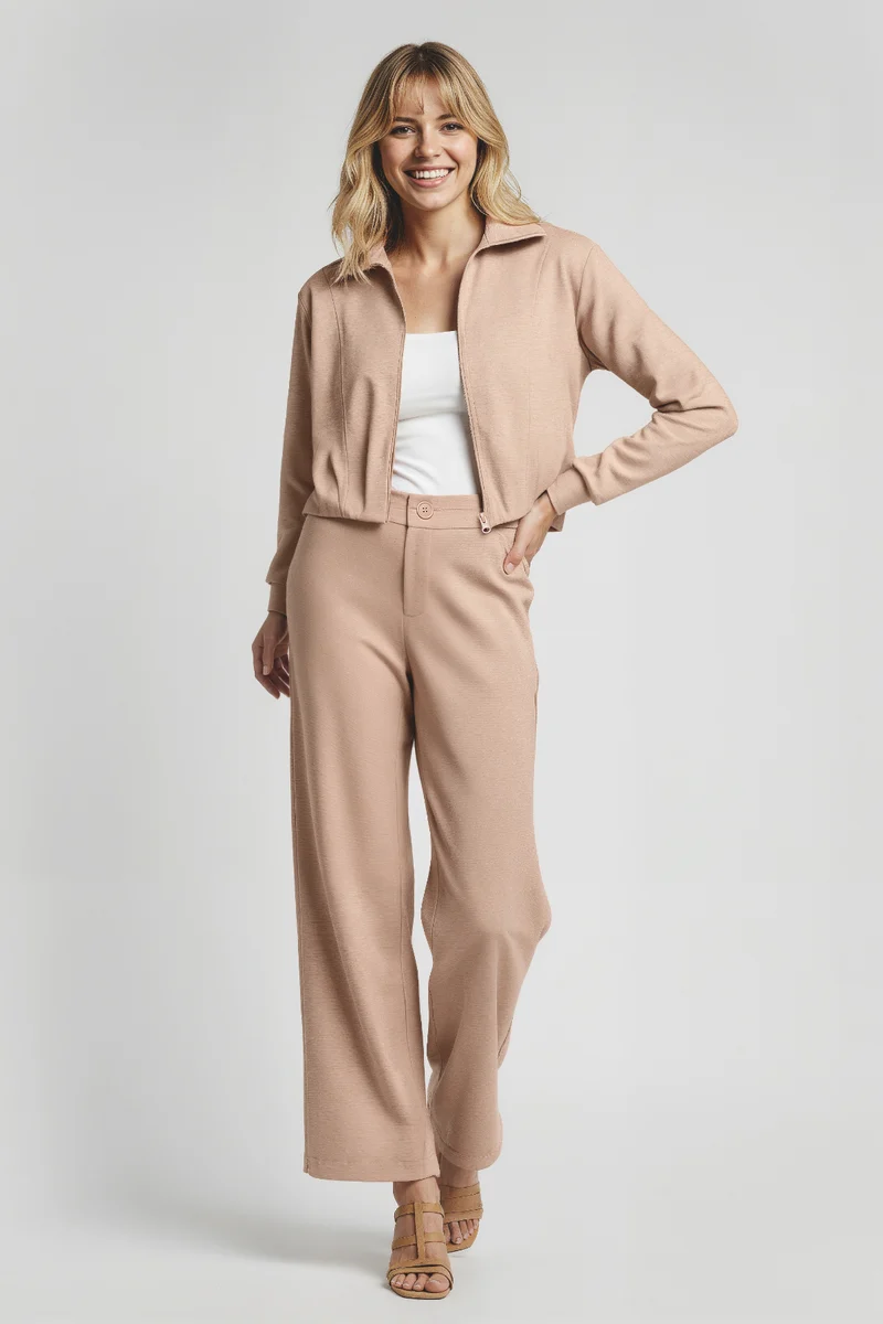Rachelle Pant | Heather Warm Taupe