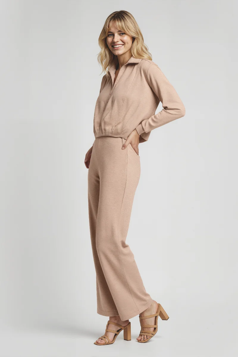 Rachelle Pant | Heather Warm Taupe
