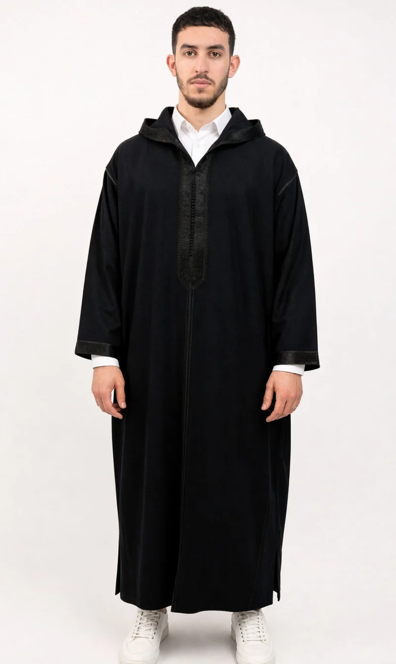 Djellaba BOYS Elegant Amir - Schwarz