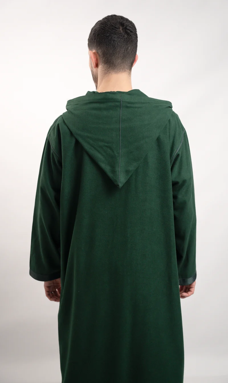 Djellaba Elegant Amir - Waldgrün