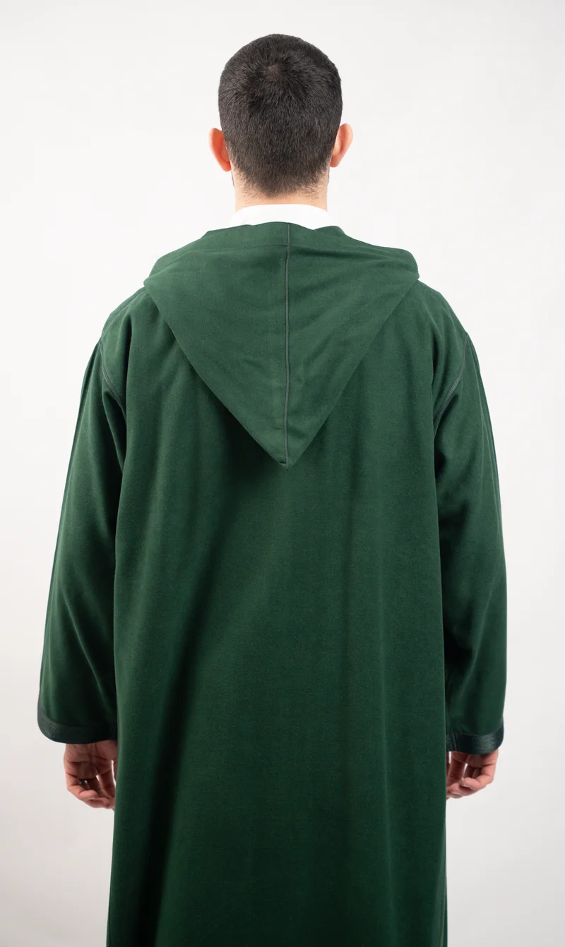 Djellaba Elegant Amir - Waldgrün