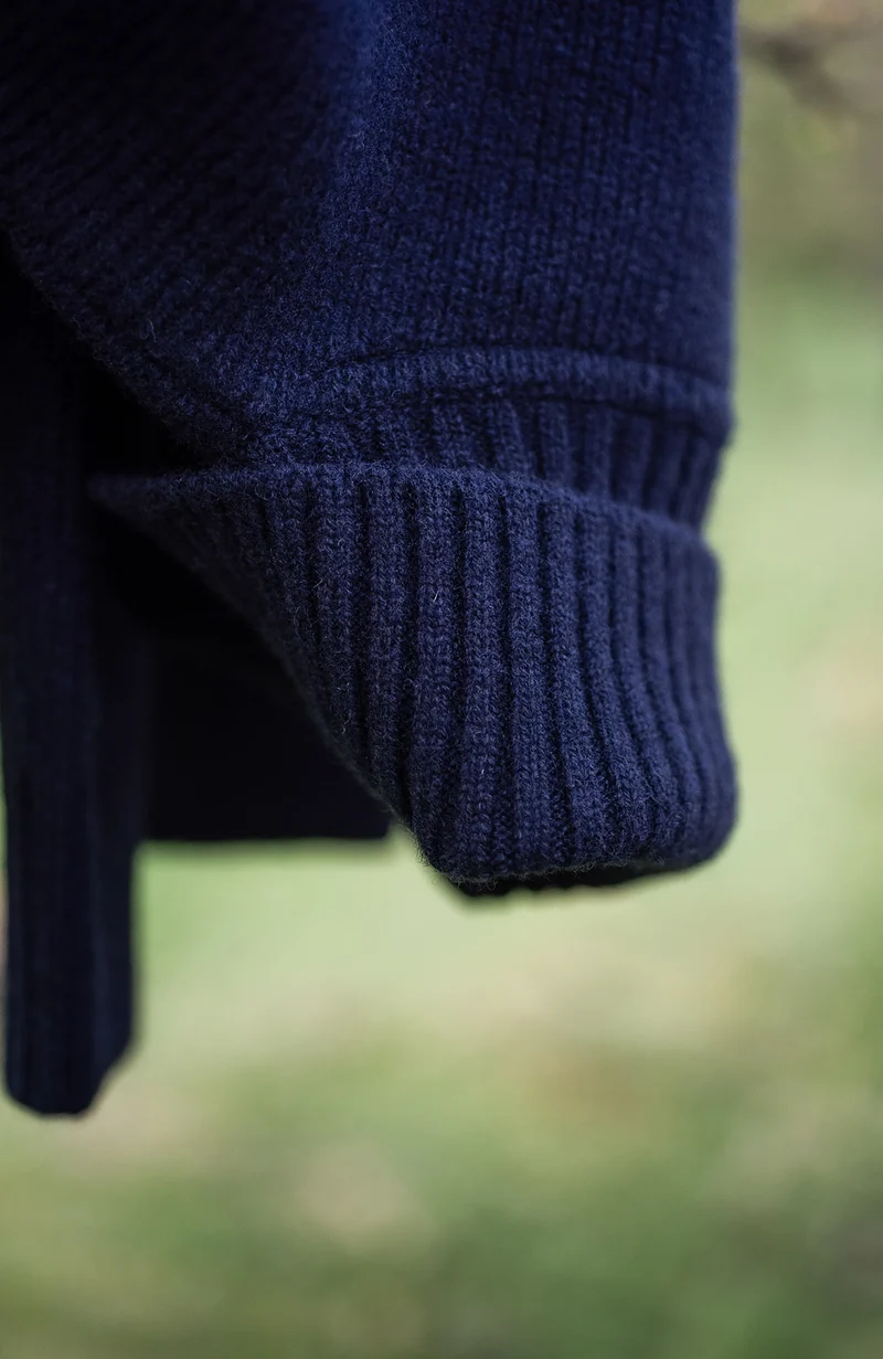 Herren-Rollkragenpullover „Submariner“ aus Merino-Kaschmir