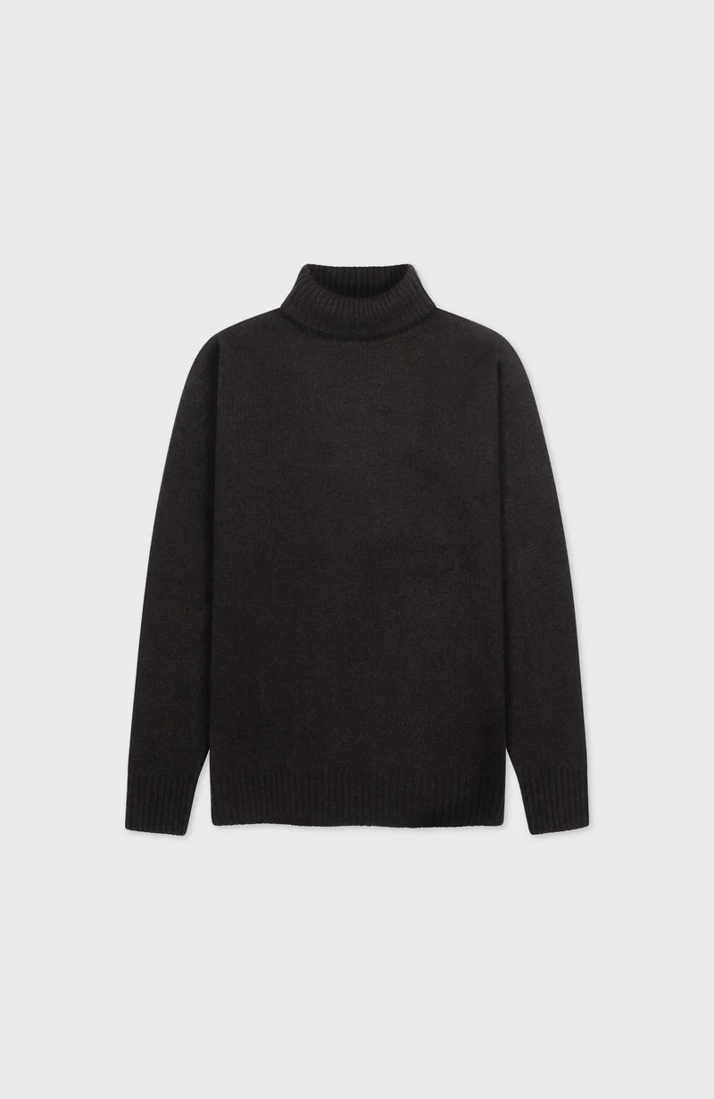 Herren-Rollkragenpullover „Submariner“ aus Merino-Kaschmir