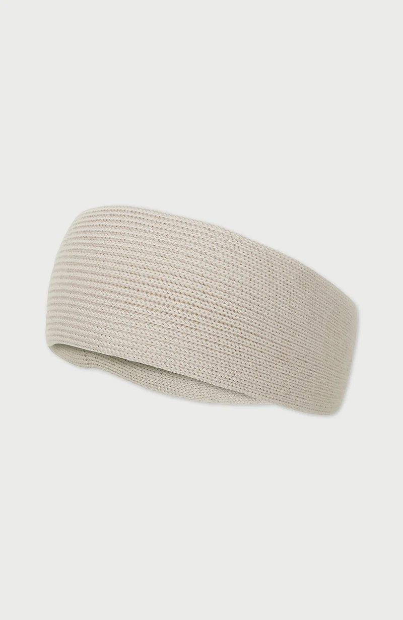 Geripptes Stirnband aus Merino Activewear