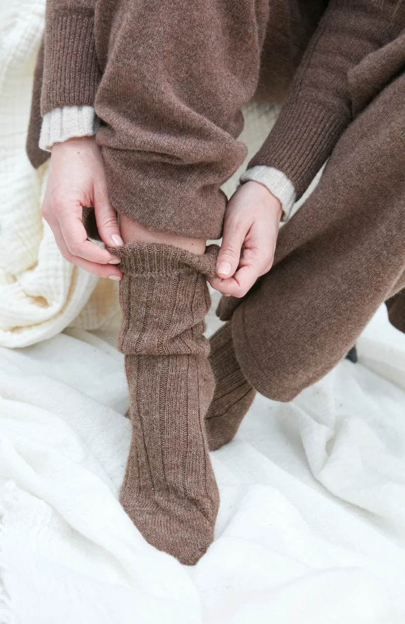 Alpaka-Lounge-Socken