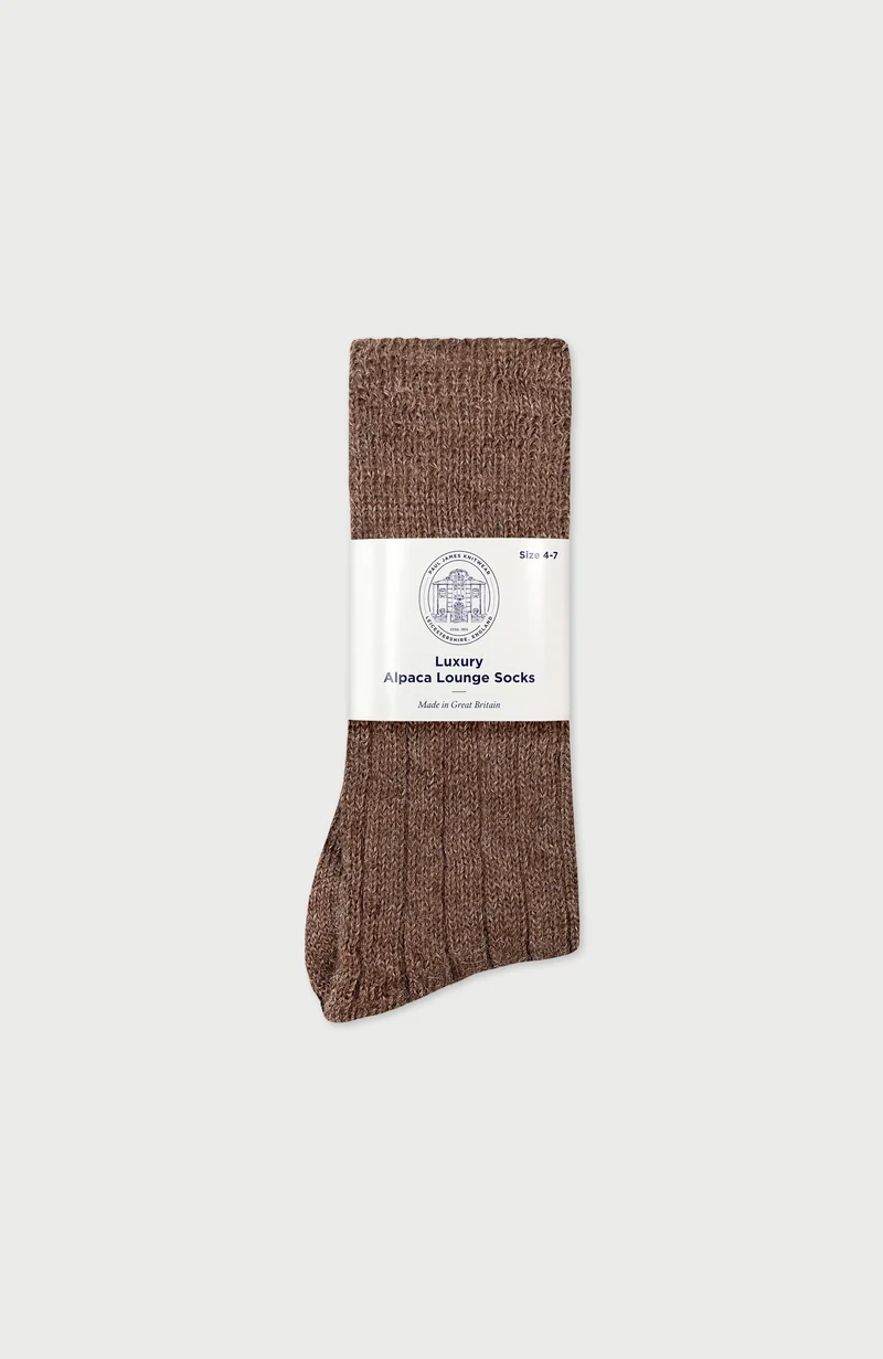 Alpaka-Lounge-Socken