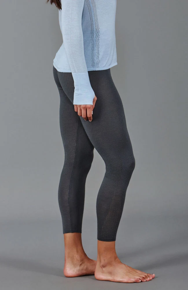 Mittelschwere Damen-Thermo-Leggings aus Merino-Activewear