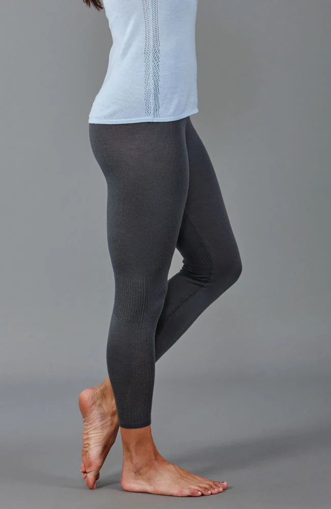 Mittelschwere Damen-Thermo-Leggings aus Merino-Activewear