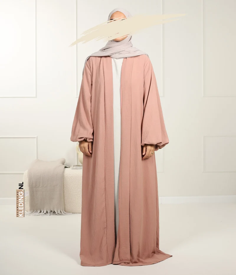 Noora Kimono Puffärmel Rose