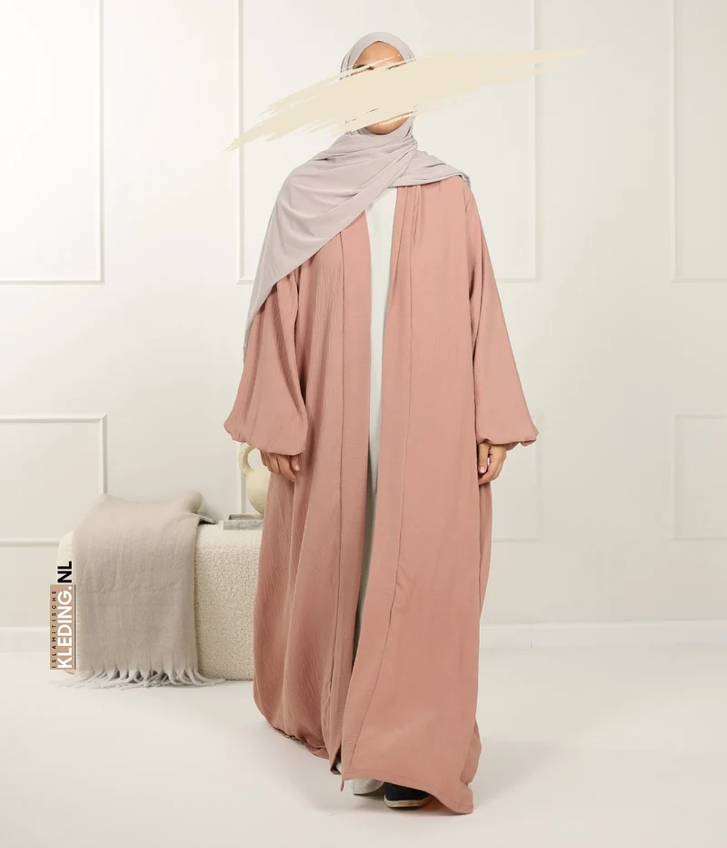 Noora Kimono Puffärmel Rose