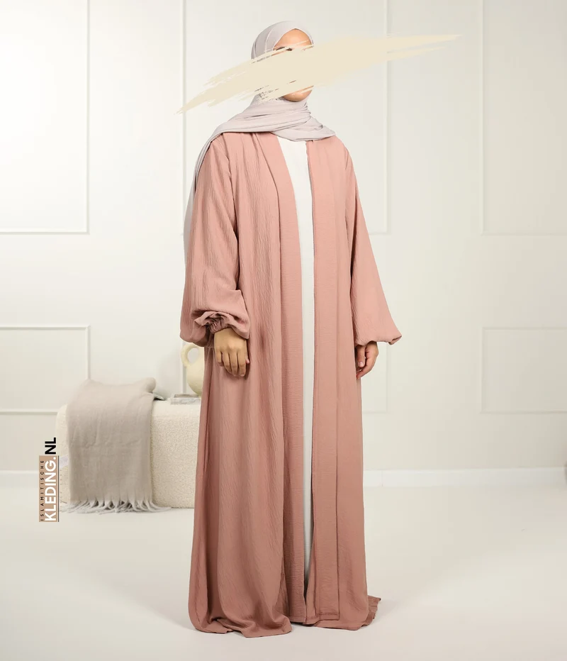 Noora Kimono Puffärmel Rose