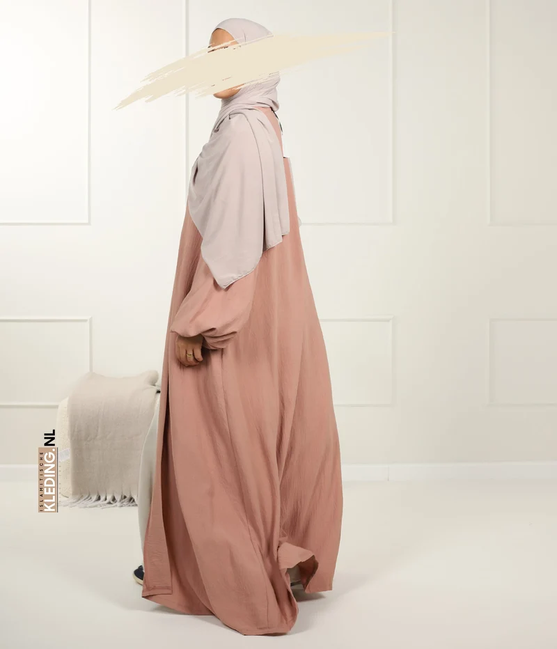 Noora Kimono Puffärmel Rose
