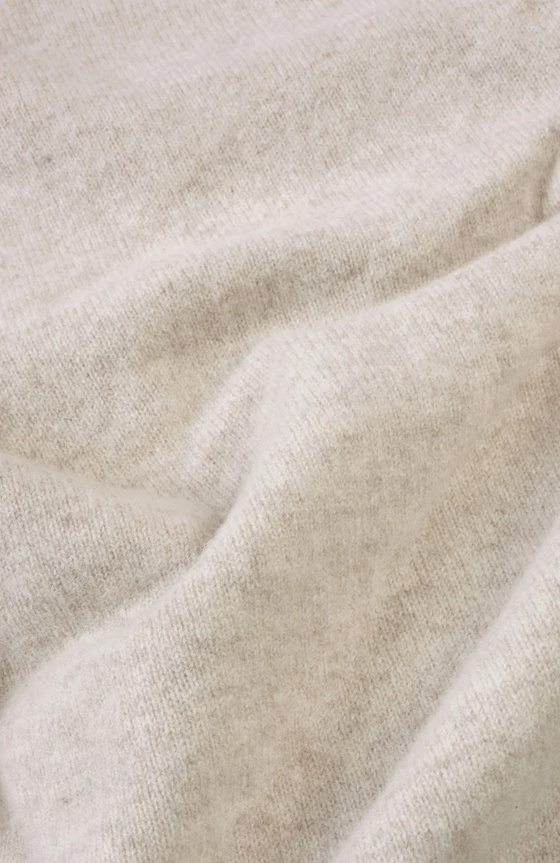 Damenpullover aus 100 % Lammwolle mit Kragen