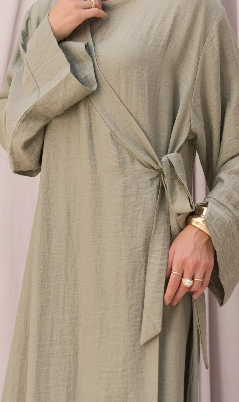 Abaya Leinen Wickeltuch Safirah