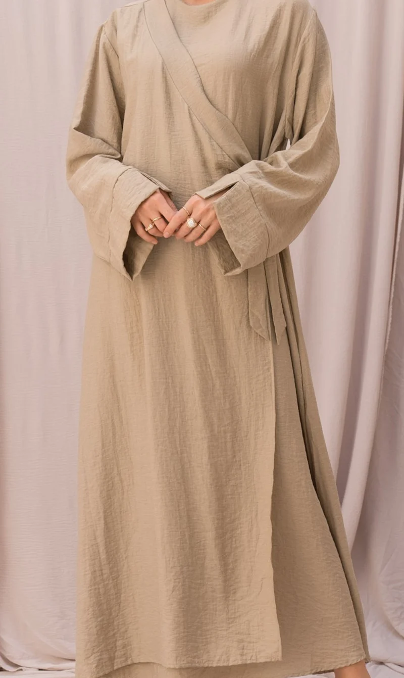 Abaya Leinen Wickeltuch Safirah