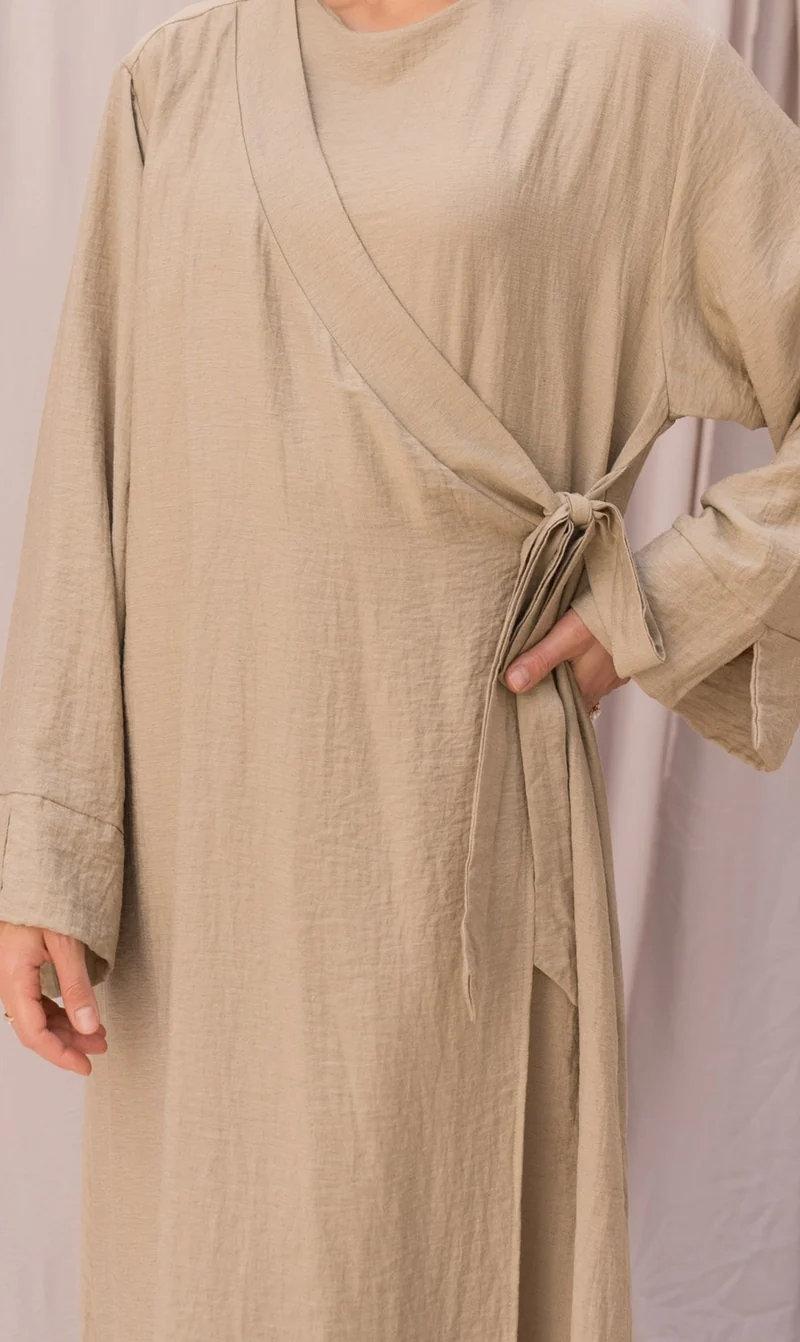 Abaya Leinen Wickeltuch Safirah