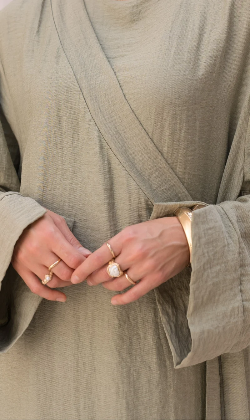 Abaya Leinen Wickeltuch Safirah
