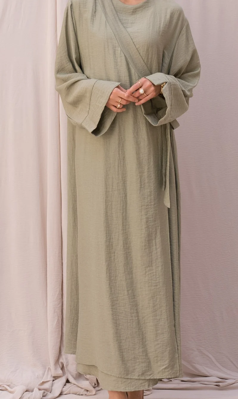 Abaya Leinen Wickeltuch Safirah