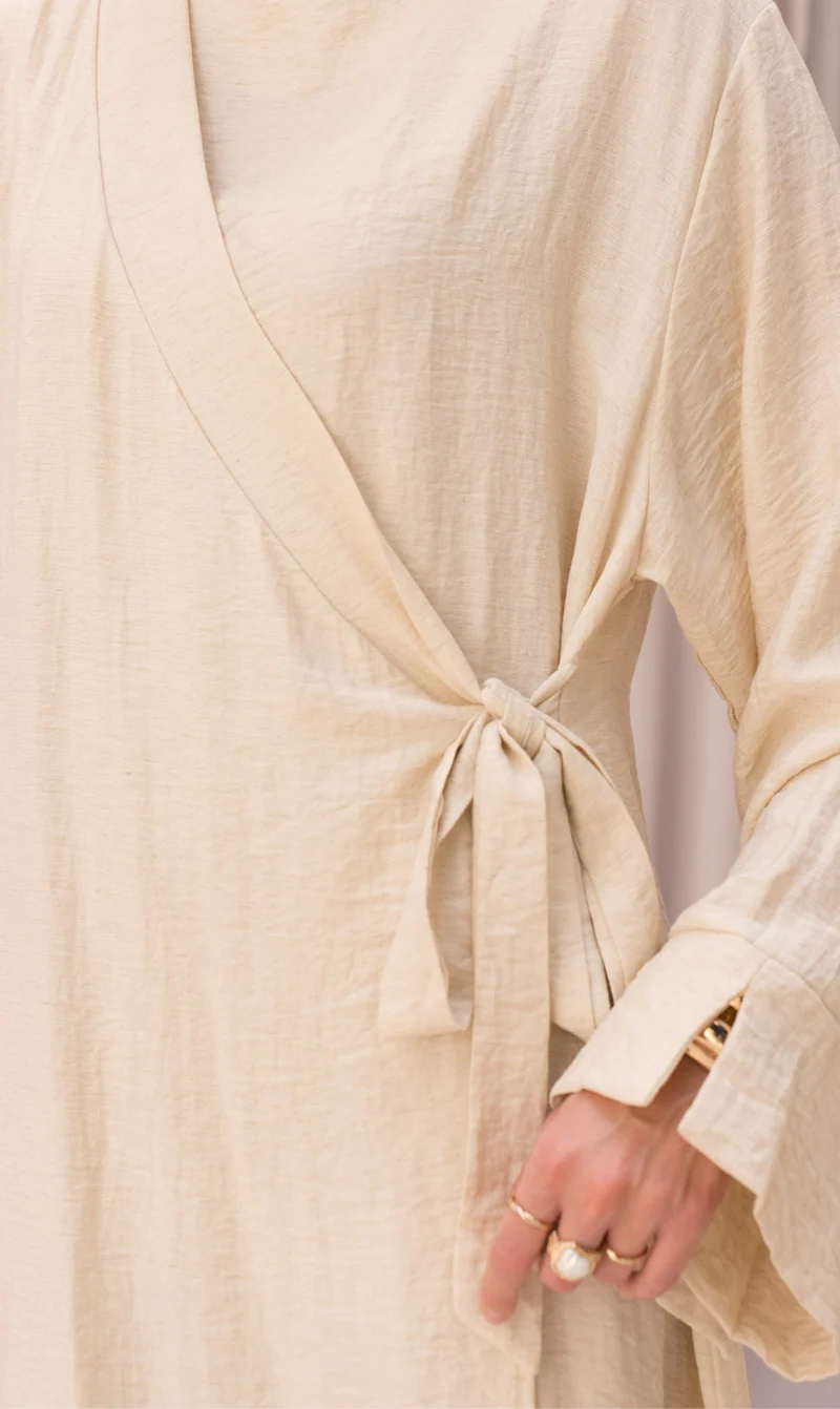Abaya Leinen Wickeltuch Safirah