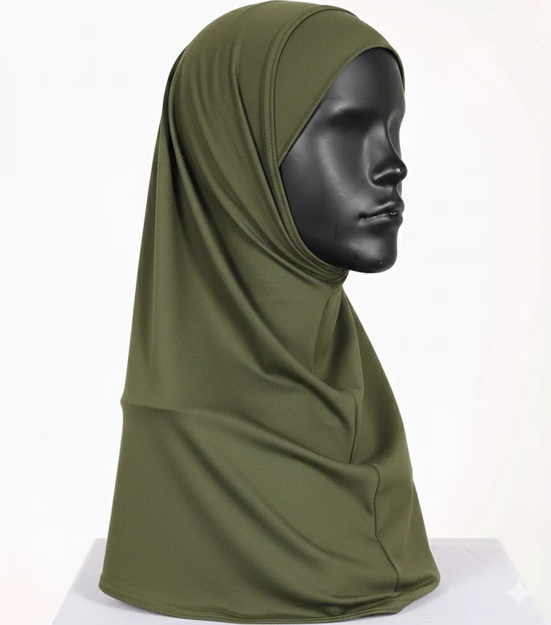 Amira Mädchen Stretch-Baumwolle Oliv