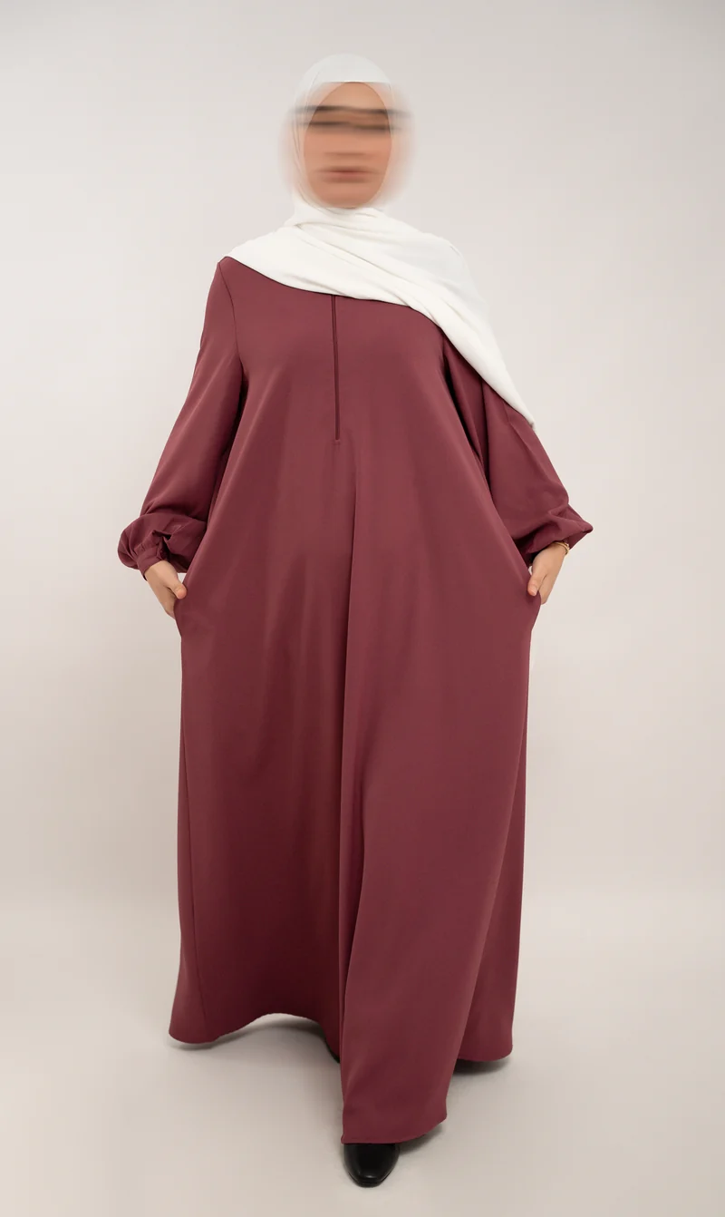 A-Linien-Abaya TAYMA R - Pfingstrose