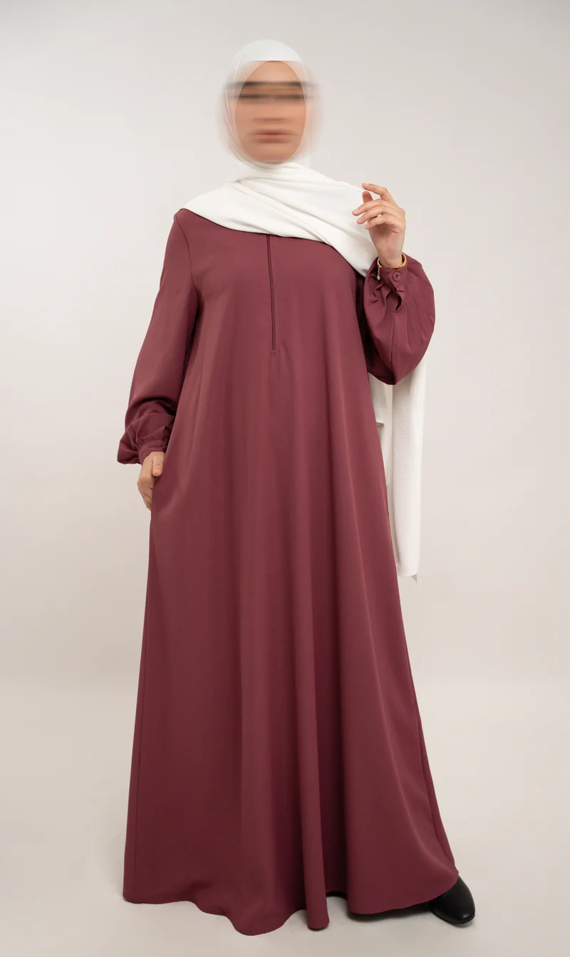 A-Linien-Abaya TAYMA R - Pfingstrose