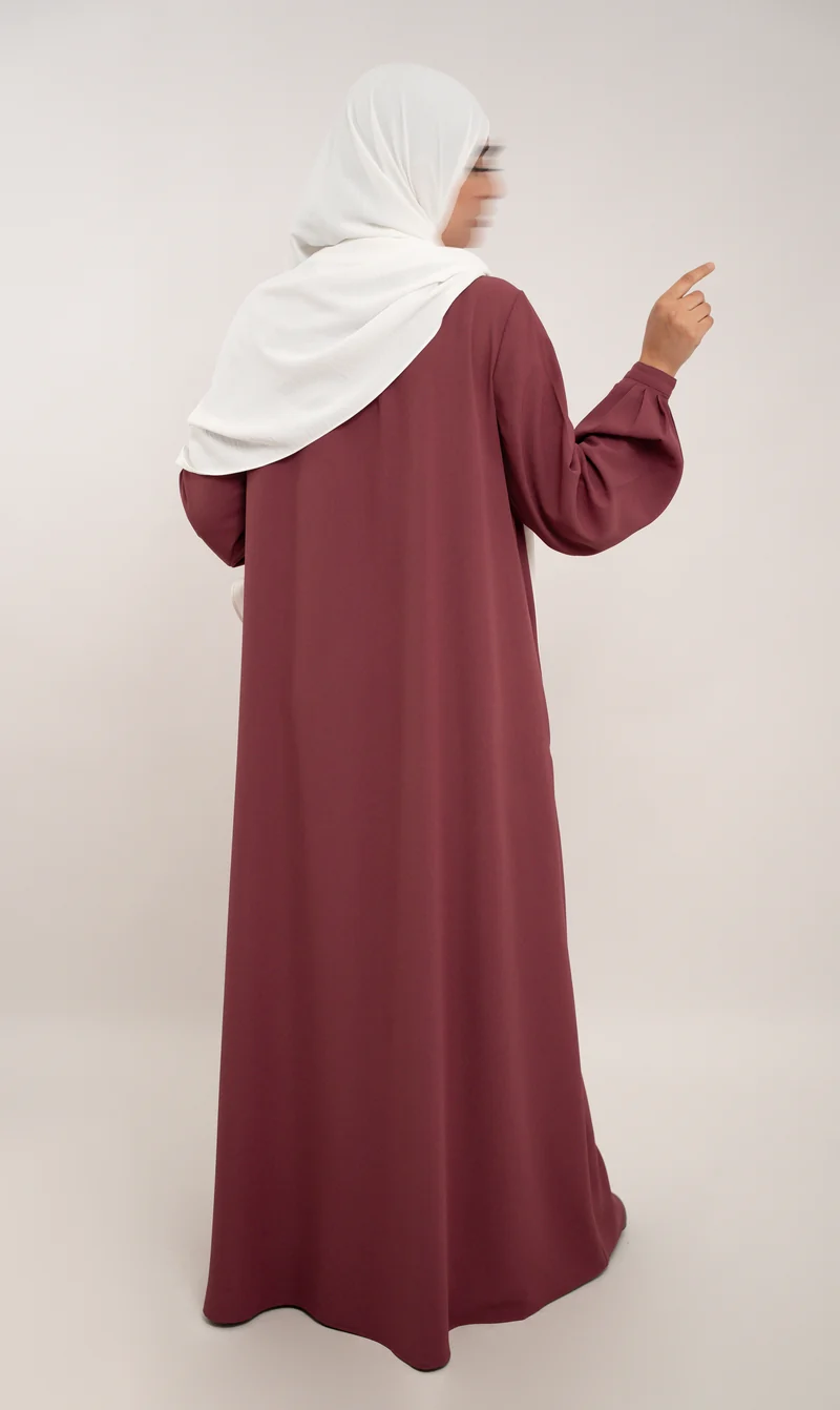 A-Linien-Abaya TAYMA R - Pfingstrose