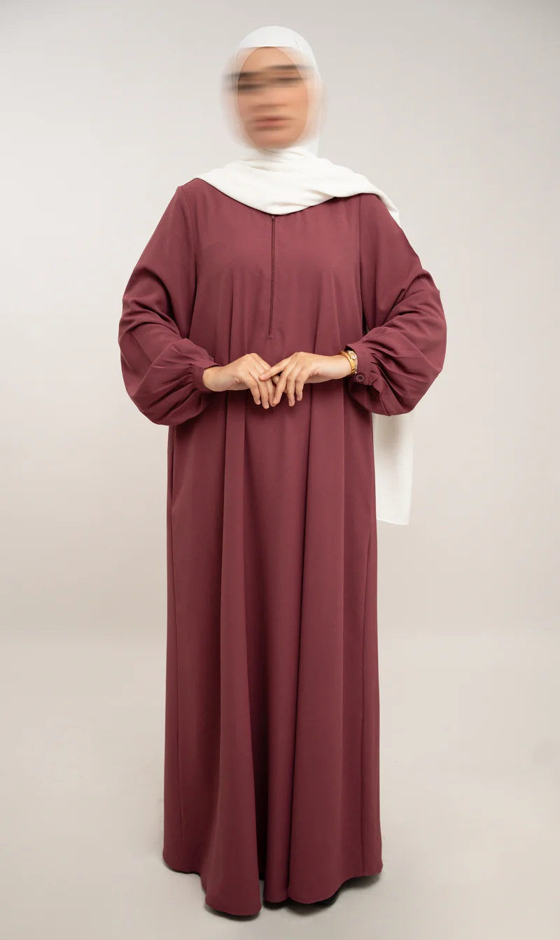 A-Linien-Abaya TAYMA R - Pfingstrose