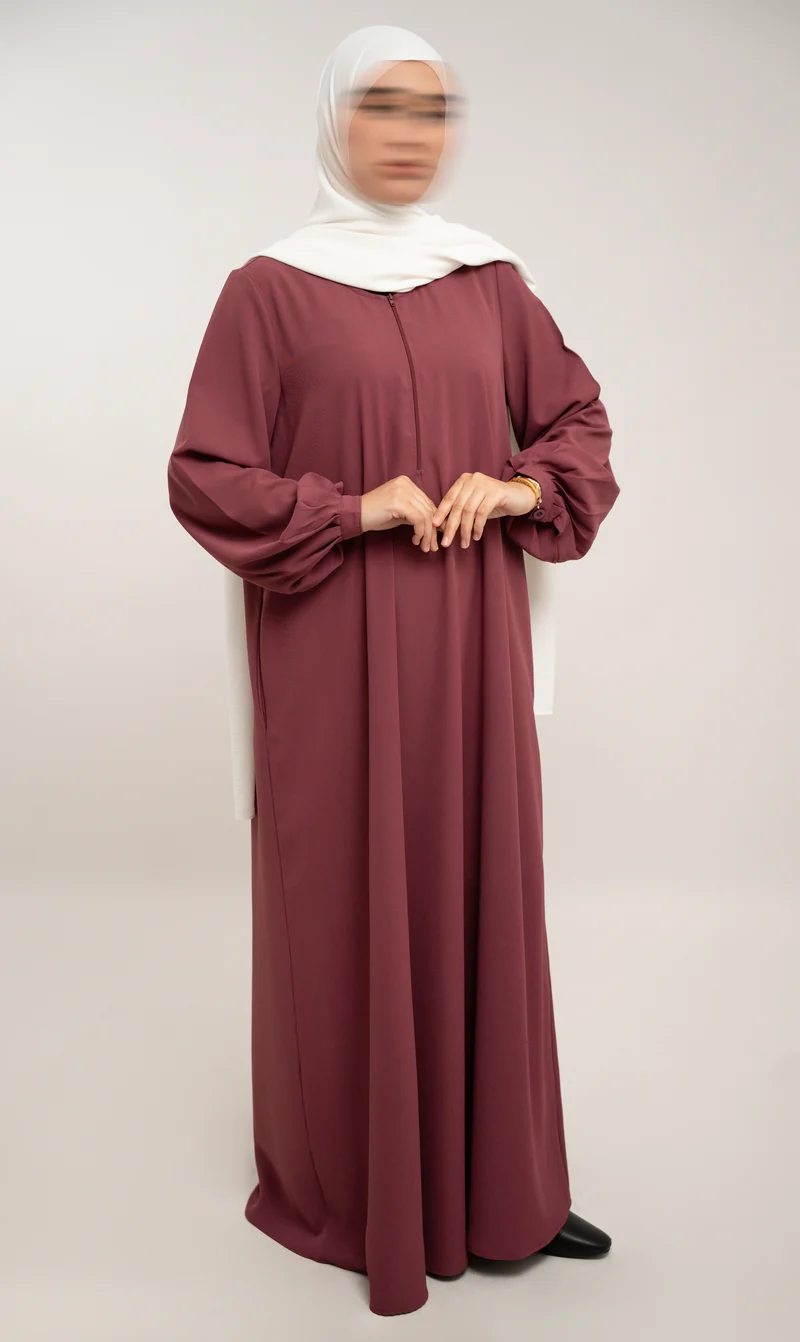 A-Linien-Abaya TAYMA R - Pfingstrose