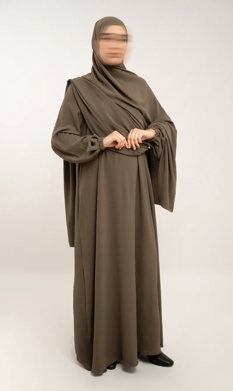 A-Linien-Puff-Jazz-Abaya R - Holz